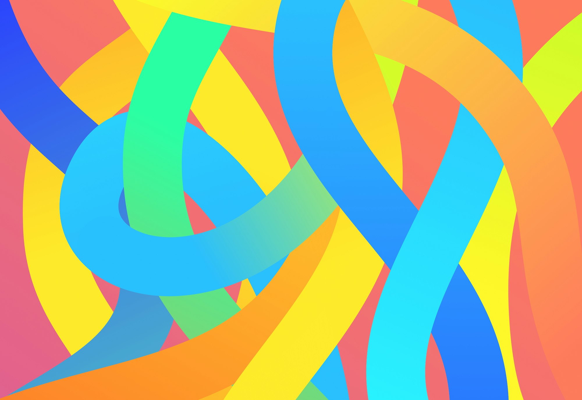 A colorful spiraling abstract pattern